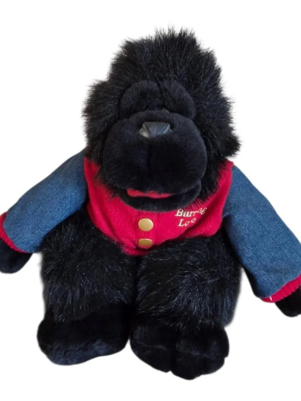 Main Joy Black Gorilla Ape Burning Love Sings Plush Stuffed Toy